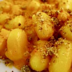 Gnocchetti con crema di gamberi